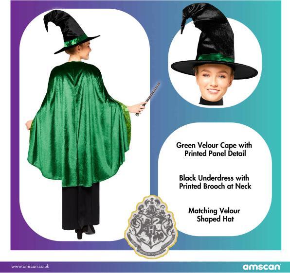 Produktbild Amscan Erwachsenenkostüm Professor McGonagall Grösse XL (S, M)