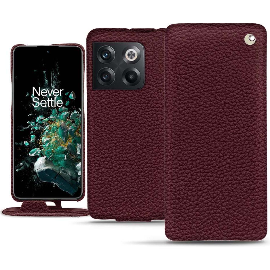 Noreve Lederschutzhülle vertikal (OnePlus 10T), Smartphone Hülle, Violett