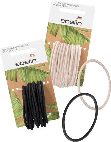 Produktbild dm ebelin Haargummis - Stoff hergestellt mit Bio-Baumwolle (Haargummi)