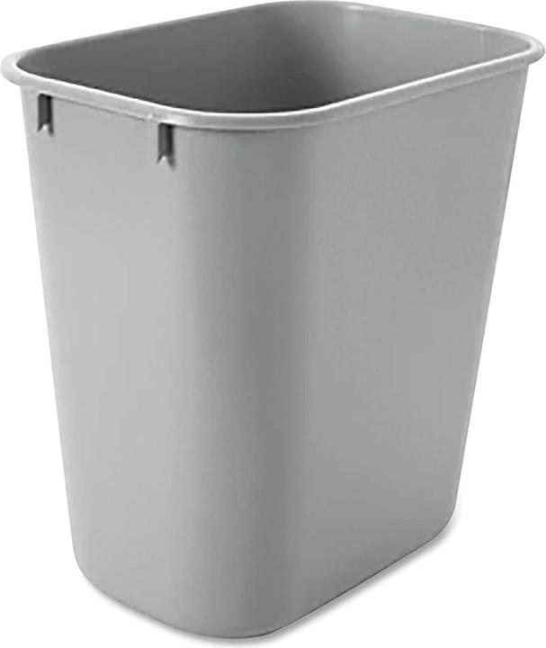 Actual product image Rubbermaid Waste bin, 12.9 litres, rectangular, PE, grey (12.90 l)