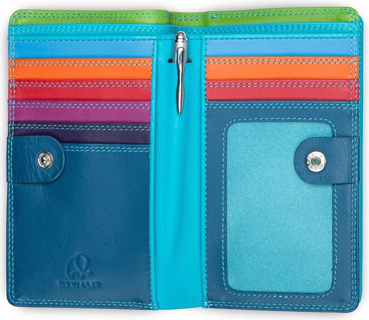 Actual product image Mywalit Geldbörse RFID Schutz Leder 8 cm