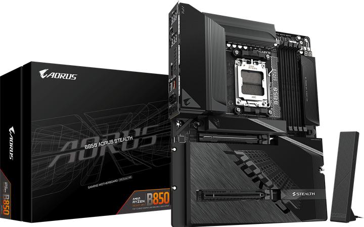 Productafbeelding Gigabyte B850 AORUS Stealth (AM5, AMD B850, ATX)
