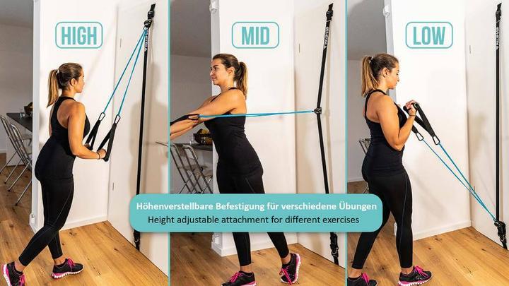 Image du produit Pullup & Dip FREESIXD Schlingentrainer mit Widerstandsbändern, Ganzkörper Trainingsgerät