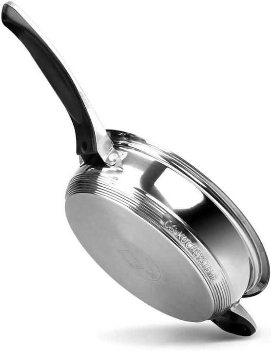 Immagine prodotto Carl Schmidt Sohn Set di pentole in acciaio inox, 16 pezzi (24 cm, Set di pentole e padelle da cucina, Acciaio inossidabile)