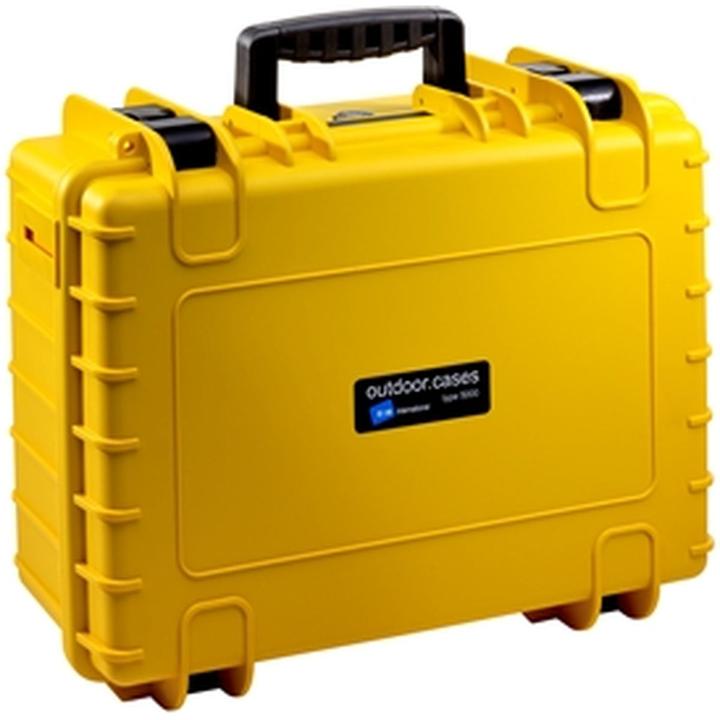 Actual product image B&W International Outdoor Case 5000 empty yellow (Photo case, 22.10 l)
