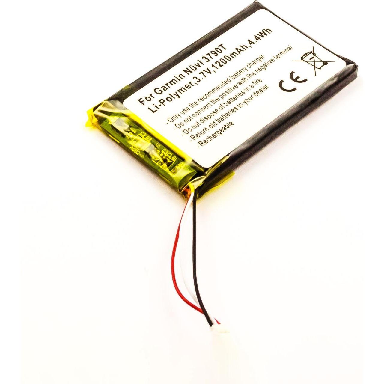 Thumbnail - AGI, Fahrzeug Navigation Zubehör, 37278 - Batterie/Akku - Garmin - Schwarz - Lithium Polymer (LiPo) - 1200 mAh - 3