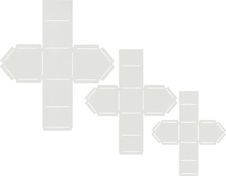 Image du produit VBS Set de pochoirs "maisons", 3 pcs.