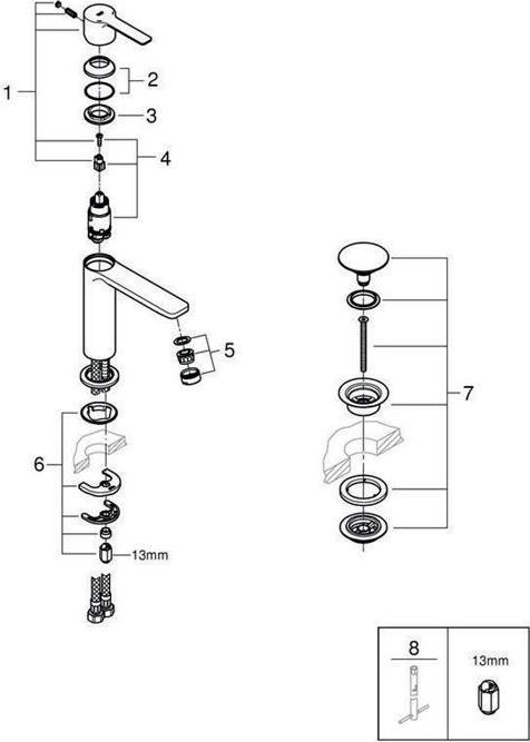 Actual product image Grohe Linear 23106001