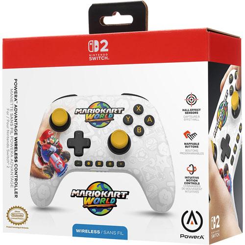 Image du produit PowerA Advantage Wirel. Controller NSGP0571 NSW2, Mario Kart World (Switch, Switch 2, Switch Lite)