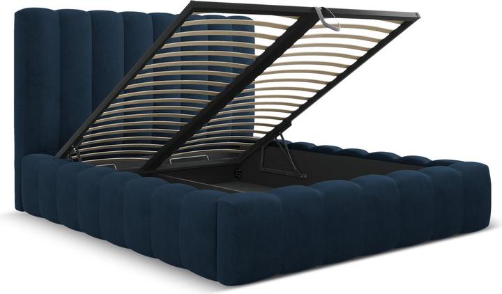 Actual product image Micadoni Storage Bed With Headboard, "Kelp", 230x185x125Made in Europe (160 x 200 cm)