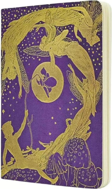 Paperblanks Notizheft Lang's Fairy Books A5, liniert, Gold / Violett