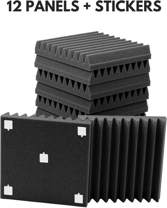 Produktbild Rovson 12-teiliges Akustikpaneele-Set (12 Stk.)