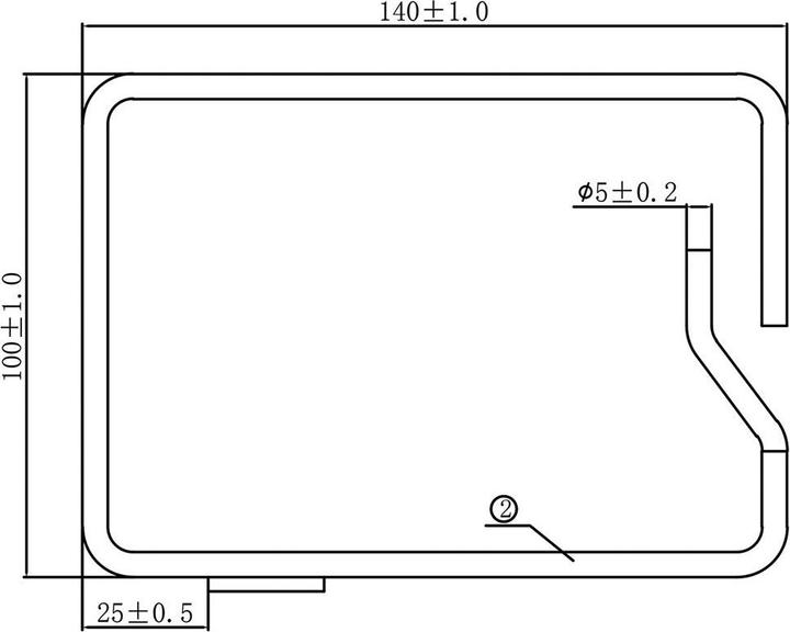Actual product image Roline Cable eye, 140x100 mm, metal