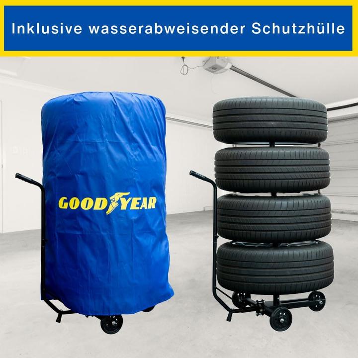 Actual product image Goodyear Rim tree trolley