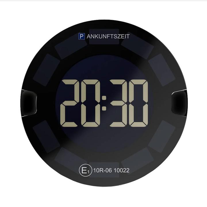 Actual product image Ooono P-DISC 3 (New) - Elektronische Parkscheibe Solar mit Zulassung fürs Auto - Automatische Digita
