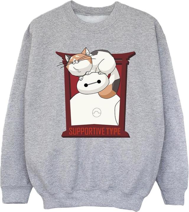 Produktbild Disney Big Hero 6 Baymax Frame Support Sweatshirt Mädchen (140, 146)
