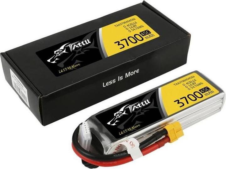 Image du produit Tattu Accu RC LiPo 3700 mAh 14.8 V 45C (14.80 V, 3700 mAh)