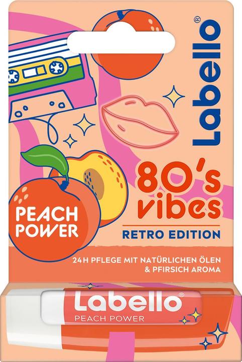 Actual product image LABELLO Peach Power Retro Edition (Lip Care Stick)