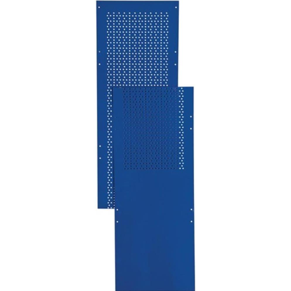HP Autozubehör, Lagerbehälter, Lochblechseitenwand LOGS 80 H2000xB390mm blau RAL 5022