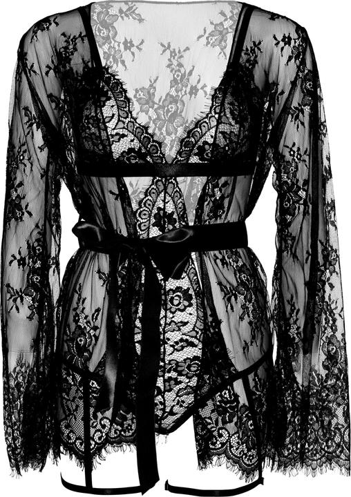 Image du produit Leg Avenue Set Body & Jacke All Romance Schwarz (M)
