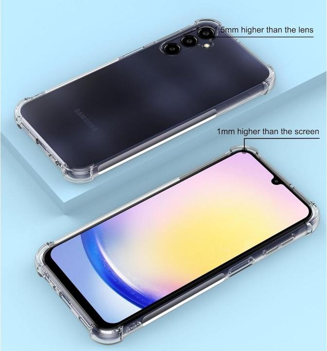 Produktbild Screenguard Samsung Galaxy A25 5G Hülle Crystal Soft Airbag Bumper (Samsung Galaxy A25 5G)