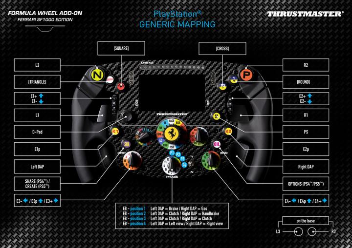 Actual product image Thrustmaster AddOn Thrustm. Ferrari SF1000 Edition-WO Lenkrad (PS5/PC) retail (PC, PS4, PS5)