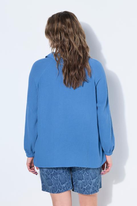 Immagine prodotto Studio Untold Musselin Tunika, weiter Raglan-Langarm (54)