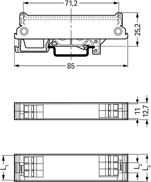 Actual product image Wago Strand profile