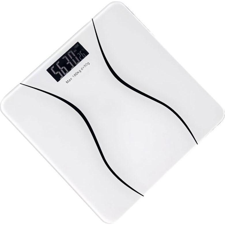 Scandinavian Collection, Bilancia pesapersone, - BodyScan Bluetooth Bathroom Scale - 28x28×2.2 cm