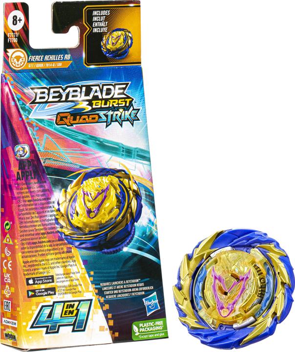 Hasbro Beyblade QS (Assortiert - 1 Stück) (Deutsch, Französisch, Italienisch, Englisch)