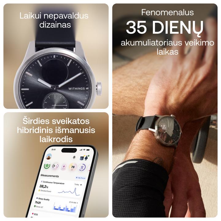 Produktbild Withings ScanWatch 2 (42 mm, nur WLAN)