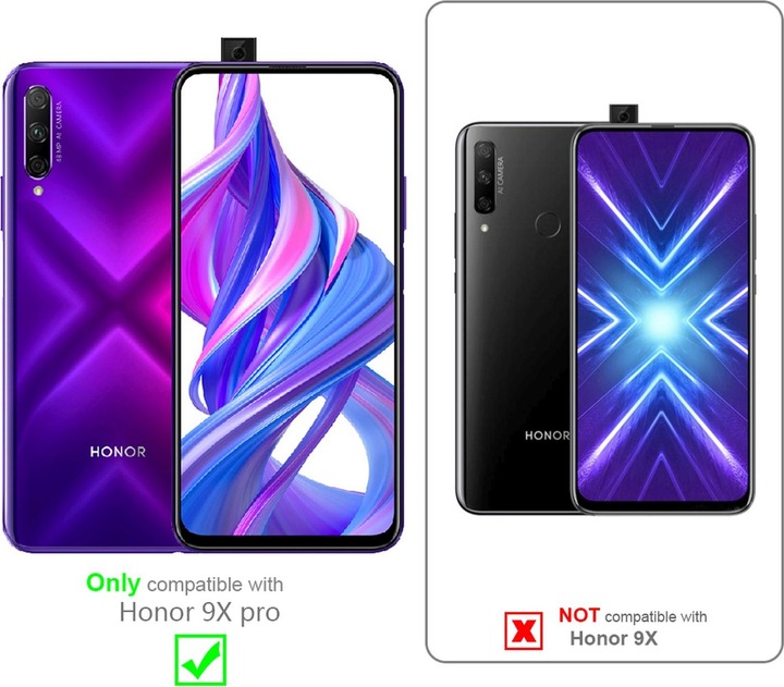Produktbild Cadorabo Book Jeans Optik Cover (Honor 9X Pro)