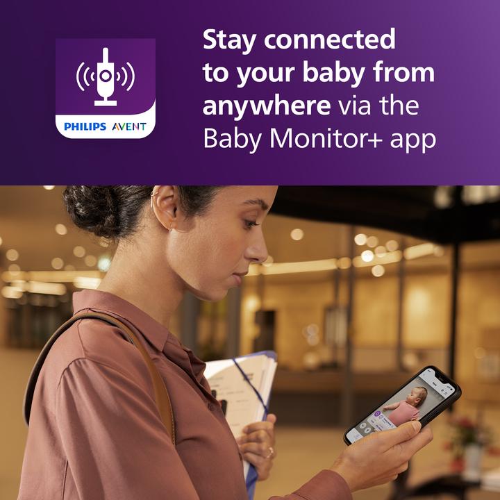 Produktbild Philips Avent Premium Video Connected (Babyphone mit Kamera, 400 m)