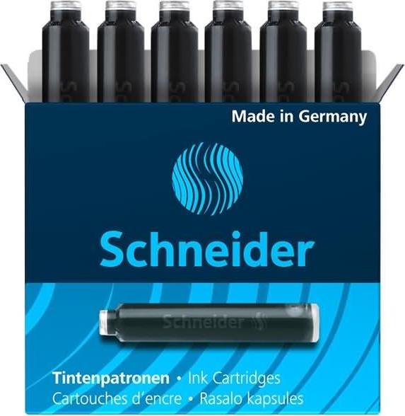 Produktbild Schneider Tintenpatrone 6ST schwarz (6 Stück, Schwarz)