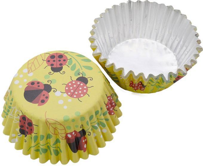 Actual product image PME Cupcake Moulds Ladybirds (5 cm)