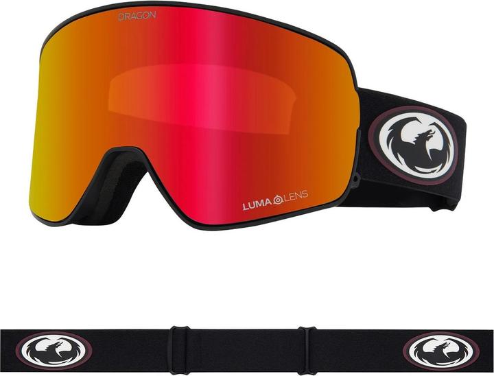 Dragon Goggles NFX2 - Old Skool / Gläser - rotes Ion + Rose