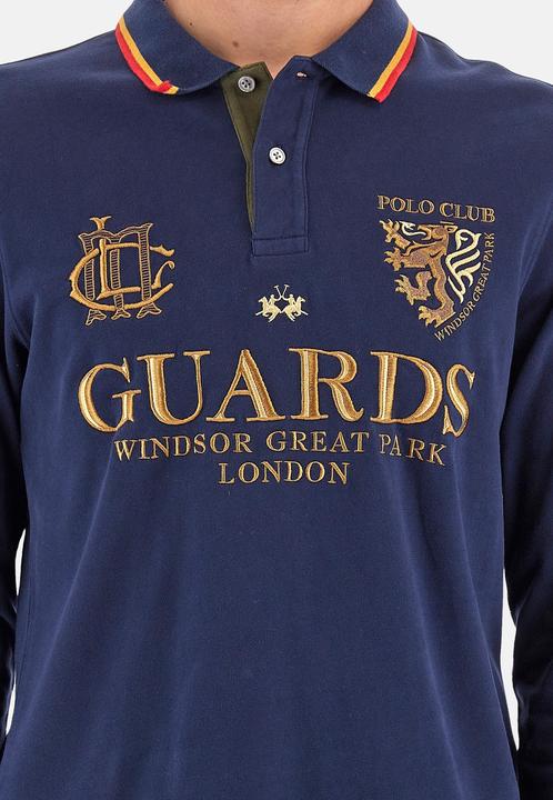 Produktbild La Martina Poloshirt Langarm-Poloshirt regular fit Westin mit Logo-Details (XL)