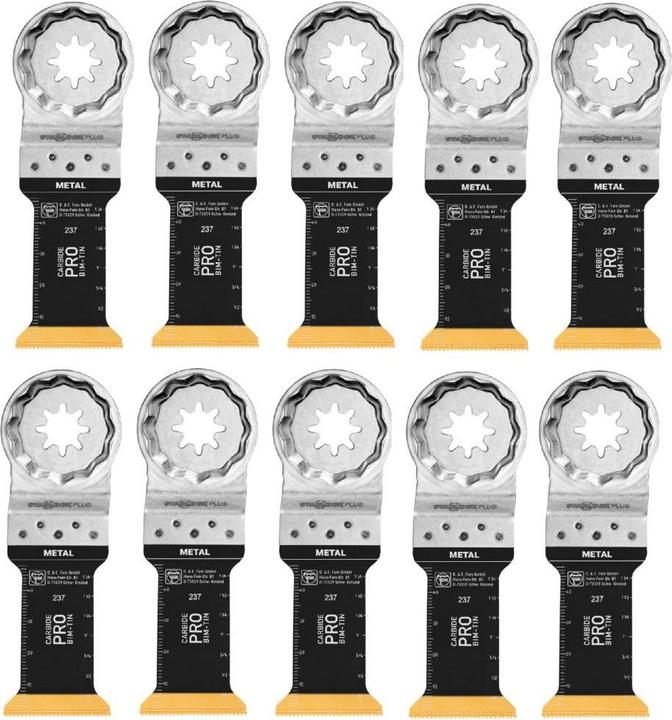 Actual product image Fein E-Cut CarbidePro saw blade StarlockPlus 60x32mm 10 pieces ( 63502237240 )