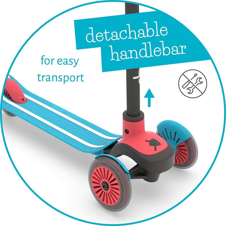 Actual product image Chillafish Scotti 3-wheel scooter with brake