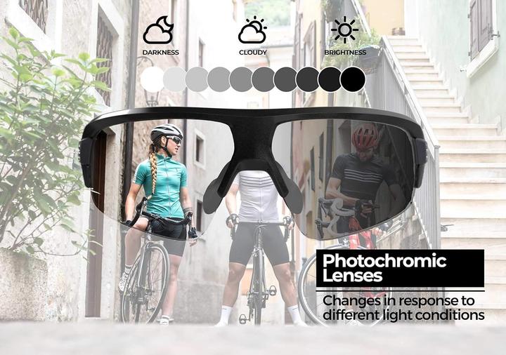 Actual product image BBB Impulse Reader PH BSG-64PH Cycling Goggles (Black, Transparent)