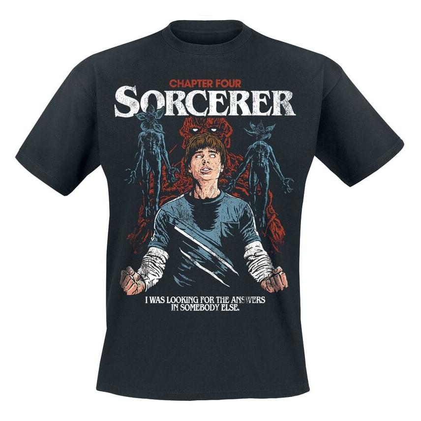 Universal Textiles, Herren, Shirts, Season 5 - Will The Sorcerer, Schwarz, (S)