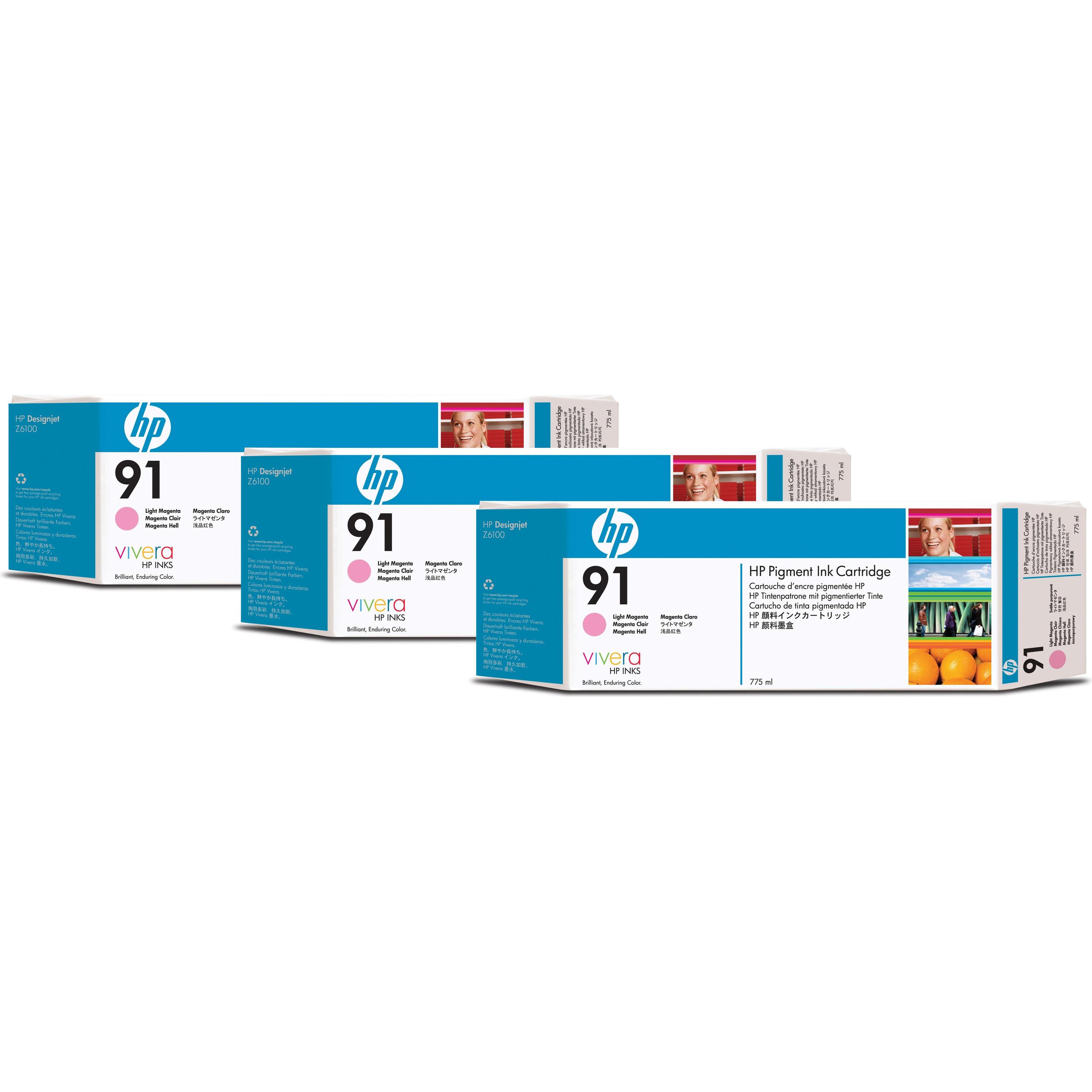 HP, Druckerpatrone, 91 (LM)