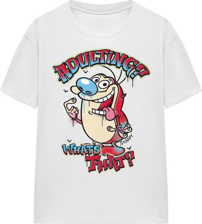 Immagine prodotto Ren & Stimpy Adulting Whats That? Maglietta Adulto Unisex (XXL)