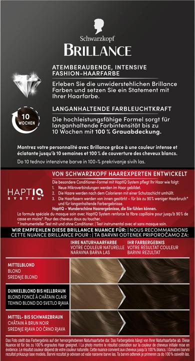 Immagine prodotto Schwarzkopf Brillance Crema colorata intensiva (Marrone)