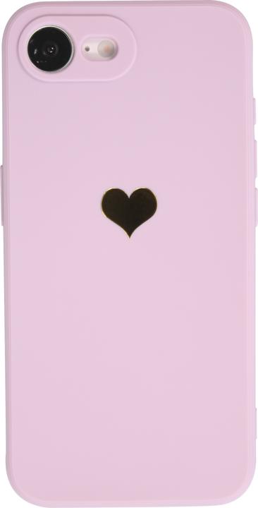 Image du produit PhoneLook Coque Silicone Mat Coeur doré (Apple iPhone 16e, Apple iPhone 17e)