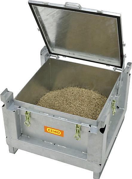 Immagine prodotto Cemo Contenitore in acciaio per stoccaggio e trasporto di batterie ricaricabili