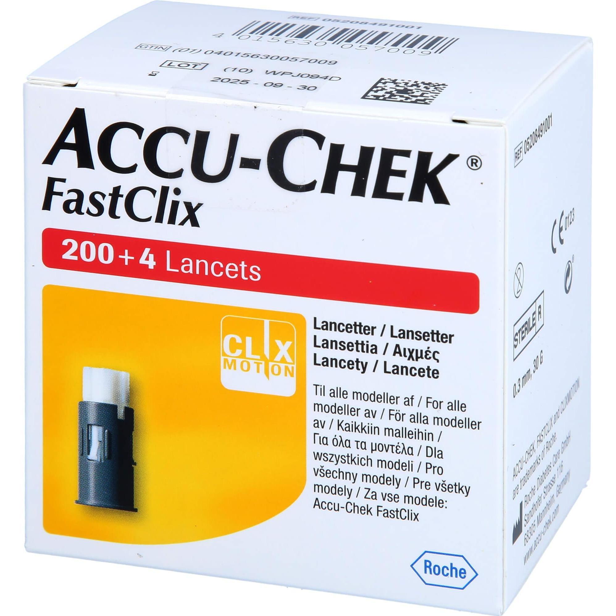 Acti Medi, Bluttest, Accu Check Fastclix, 204 St LAN (Lanzette)