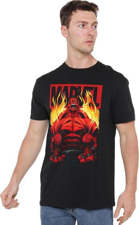 Immagine prodotto Maglietta Hulk Rosso Fuoco Uomo (5XL)