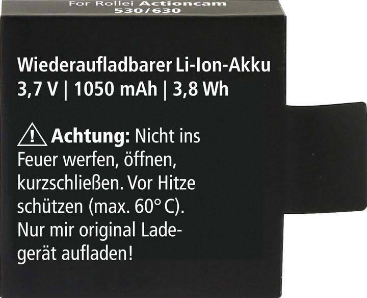 Produktbild Rollei externes Ladegerät mit 2 Akkus f. AC 530/630 (Kamera Akku Ladegerät)