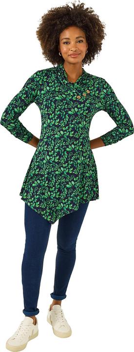 Produktbild Joe Browns Leaf Print Stretchy Tunic Top (36)